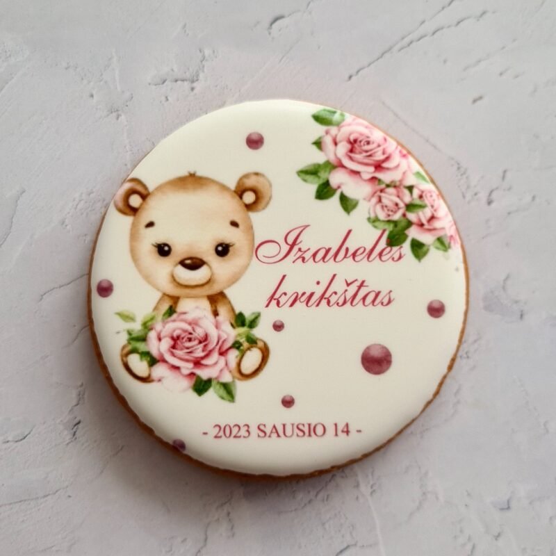 Dekoruoti meduoliniai sausainiai "Mano Krikštas"